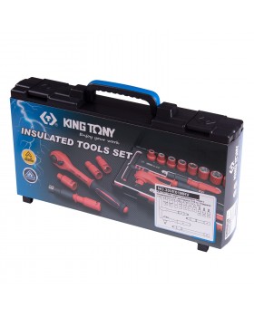 Набор торцевых диэлектрических головок с принадлежностями 3/8&quot;, шестигранные, 10-19 мм, 14 пред-foto3