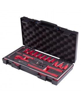 Набор торцевых диэлектрических головок с принадлежностями 3/8&quot;, шестигранные, 10-19 мм, 14 пред-foto2