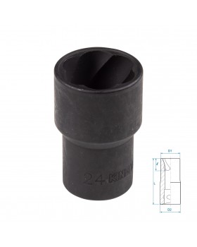 Головка для поврежденного крепежа 1/2&quot;, 24 мм KING TONY 9TD403-24M-foto2