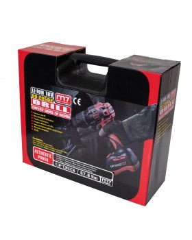 Аккумуляторная дрель-шуруповерт 18В, кейс MIGHTY SEVEN DD-20502 -foto8