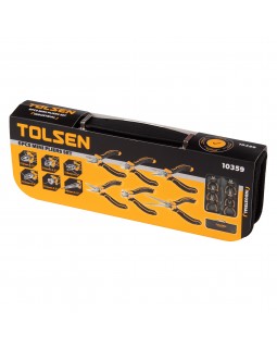 Набор пассатижей и бокорезов "GRIPro", мини, 6 предметов, в футляре на молнии TOLSEN TT103-foto2