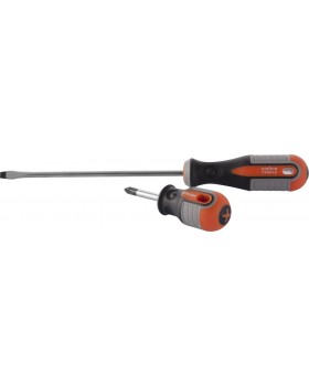Отвертка стержневая шлицевая ROUND GRIP, SL6x38 мм