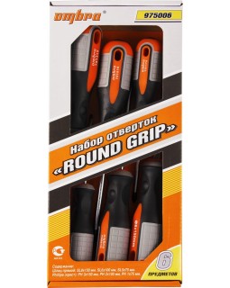 Набор отверток стержневых ROUND GRIP, 6 предметов-foto2