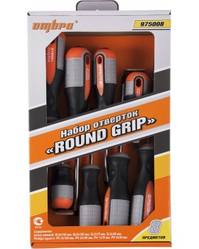 Набор отверток стержневых ROUND GRIP, 8 предметов-foto2