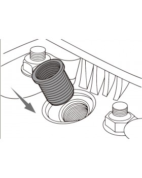 Набор для восстановления резьбы свечей зажигания в ГБЦ М14х1,25 KING TONY 11305SQ-foto2