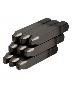 Набор ударных клейм 5 мм, цифры, 9 предметов, хвостовик HRC 40 KING TONY 11509SQ05-foto2