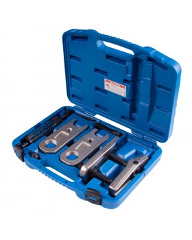 Съемник шаровых опор грузовиков гидравлический, 12 т, зев 30-40 мм, 5 предметов KING TONY 9HBE083-foto3