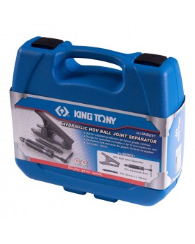 Съемник шаровых опор грузовиков гидравлический, 12 т, зев 36 мм, 3 предмета KING TONY 9HBE81-foto2
