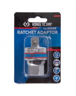 Переходник 1/2">1/2", трещоточный, 72 зубца KING TONY 4844R-foto3