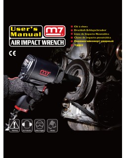 Гайковерт пневматический ударный 3/4", 1627 Нм MIGHTY SEVEN NC-6236Q-foto3