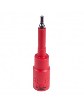 Насадка (бита) торцевая диэлектрическая 1/2&quot;, HEX, 4 мм, L = 120 мм KING TONY 4035VE04