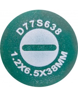 D77S638 Отвертка стержневая шлицевая ANTI-SLIP GRIP, SL6.5х38 мм-foto2