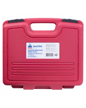 Компрессометр бензиновый, 0-21 атм, кейс, 8 предметов МАСТАК 120-10821C-foto2