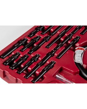 Компрессометр дизельный, 0-70 атм, кейс, комплект адаптеров МАСТАК 120-12170-foto3