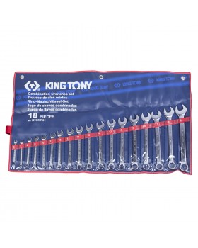 Набор комбинированных ключей, 6-24 мм, 18 предметов KING TONY 1218MR01