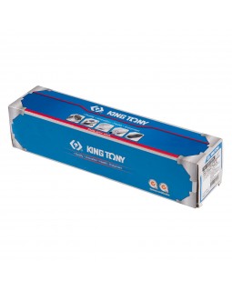 Набор комбинированных трещоточных ключей, 3/8"-3/4", чехол из теторона, 7 предметов KING T-foto2