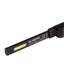 Фонарь светодиодный, шарнирный, магнит, 1+1 элементов, Li-Ion, 3,7 В KING TONY 9TA268A-foto6