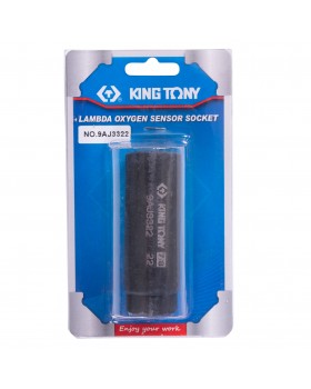 Головка для кислородных датчиков 3/8", 22 мм, разрезная, глубокая KING TONY 9AJ3322-foto3
