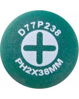 D77P238 Отвертка стержневая крестовая ANTI-SLIP GRIP, PH2х38 мм-foto2