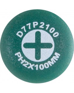 D77P2100 Отвертка стержневая крестовая ANTI-SLIP GRIP, PH2х100 мм-foto2