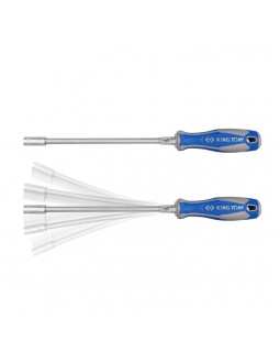 Отвертка торцевая 6 мм, 300 мм, гибкая, для хомутов  KING TONY 1453-06-foto2