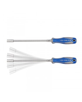 Отвертка торцевая 8 мм, 300 мм, гибкая, для хомутов KING TONY 1453-08-foto2