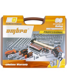 Набор инструмента универсальный 1/4", 1/2"DR, 93 предмета-foto3