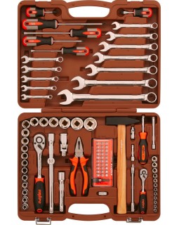 Набор инструмента универсальный 1/4", 1/2"DR, 93 предмета-foto2
