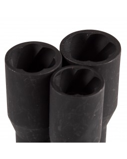 Набор торцевых головок для поврежденных гаек и болтов, 17, 19, 21 мм, 4 предмета KING TONY 9TD164MR-foto2