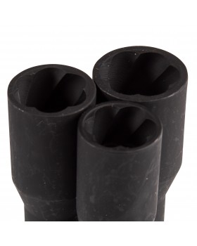 Набор торцевых головок для поврежденных гаек и болтов, 17, 19, 21 мм, 4 предмета KING TONY 9TD164MR-foto2