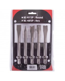 Комплект сменных зубил 175 мм с шестигранным хвостовиком 5 шт MIGHTY SEVEN SC-425-foto2