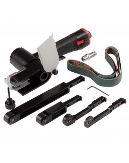 Пневматическая ленточная шлифовальная машина, 16 000 об/мин, 4 насадки, кейс MIGHTY SEVEN QB-325N-foto9