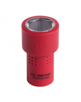 Головка торцевая диэлектрическая шестигранная 1/4&quot;, 14 мм KING TONY 2335VE14M