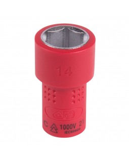 Головка торцевая диэлектрическая шестигранная 1/4&quot;, 14 мм KING TONY 2335VE14M-foto2