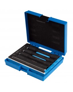 Набор торцевых головок для поврежденных гаек и болтов, 17, 19, 21, 22 мм, 5 предметов KING TONY 9TD1-foto3