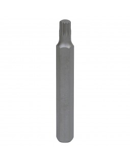 Вставка (бита) торцевая 10 мм, SPLINE, М6, L = 80мм KING TONY 168006M-foto2