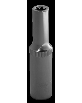 Головка торцевая глубокая 1/4"DR, внешний TORX, E5