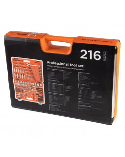 Набор инструментов универсальный, 216 предметов AFFIX AF01215C-foto9
