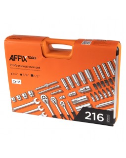 Набор инструментов универсальный, 216 предметов AFFIX AF01215C-foto17