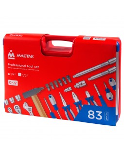 Набор инструментов универсальный, 83 предмета МАСТАК 01-083C-foto4