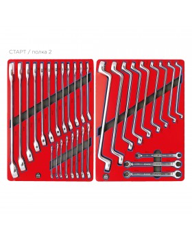 Набор инструментов &quot;СТАРТ&quot; в синей тележке, 161 предмет МАСТАК 52-05161B-foto3