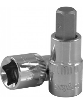 Насадка торцевая 1/2"DR с вставкой-битой шестигранной, Н6