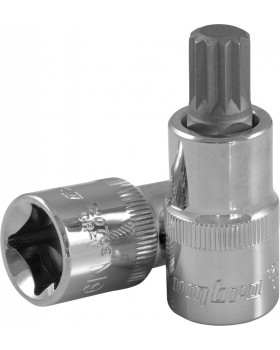 Насадка торцевая 1/2"DR с вставкой-битой SPLINE, M12