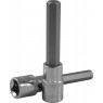 Насадка торцевая 1/2"DR с вставкой-битой шестигранной, Н19, 100 мм