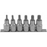 Набор насадок торцевых 1/2"DR с вставками-битами SPLINE на держателе, M5-M12, 6 предметов