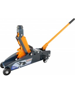 Домкрат подкатной 2.5 т. с фиксатором в кейсе, 140-387 мм-foto2