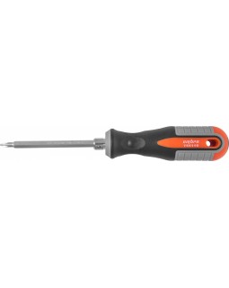 Отвертка стрежневая двусторонняя ROUND GRIP, РН1,SL5x100 мм-foto2