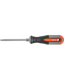 Отвертка стрежневая двусторонняя ROUND GRIP, РН2,SL6x100 мм-foto2
