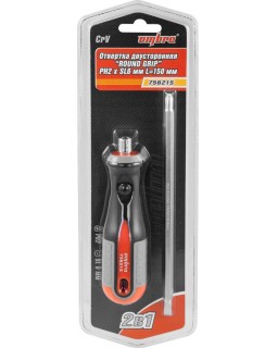 Отвертка стрежневая двусторонняя ROUND GRIP, РН2,SL6x150 мм-foto3