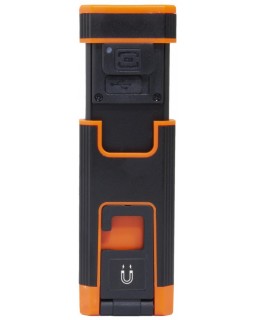 A90068 Фонарь светодиодный аккумуляторный, карманный, складной, со световым пучком 500+160 Лм-foto4